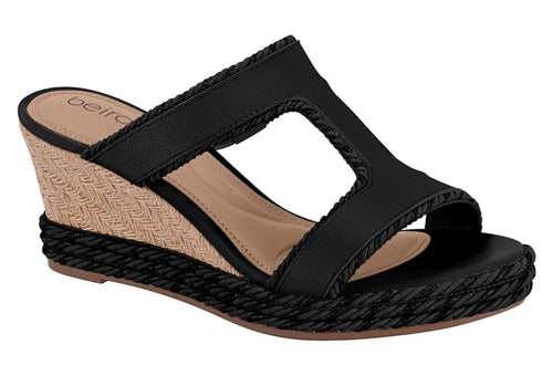 BEIRA RIO WEDGE HEEL SLIPPERS-525